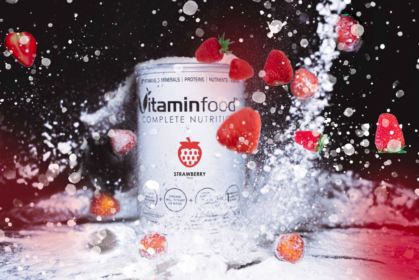 Vitaminfood Vegan Meal Shake Strawberry