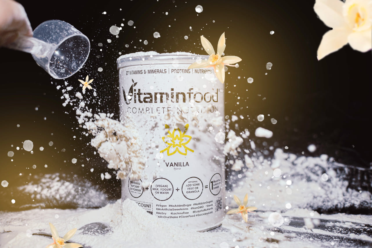 Vitaminfood Complete Voeding - Vanille 450G
